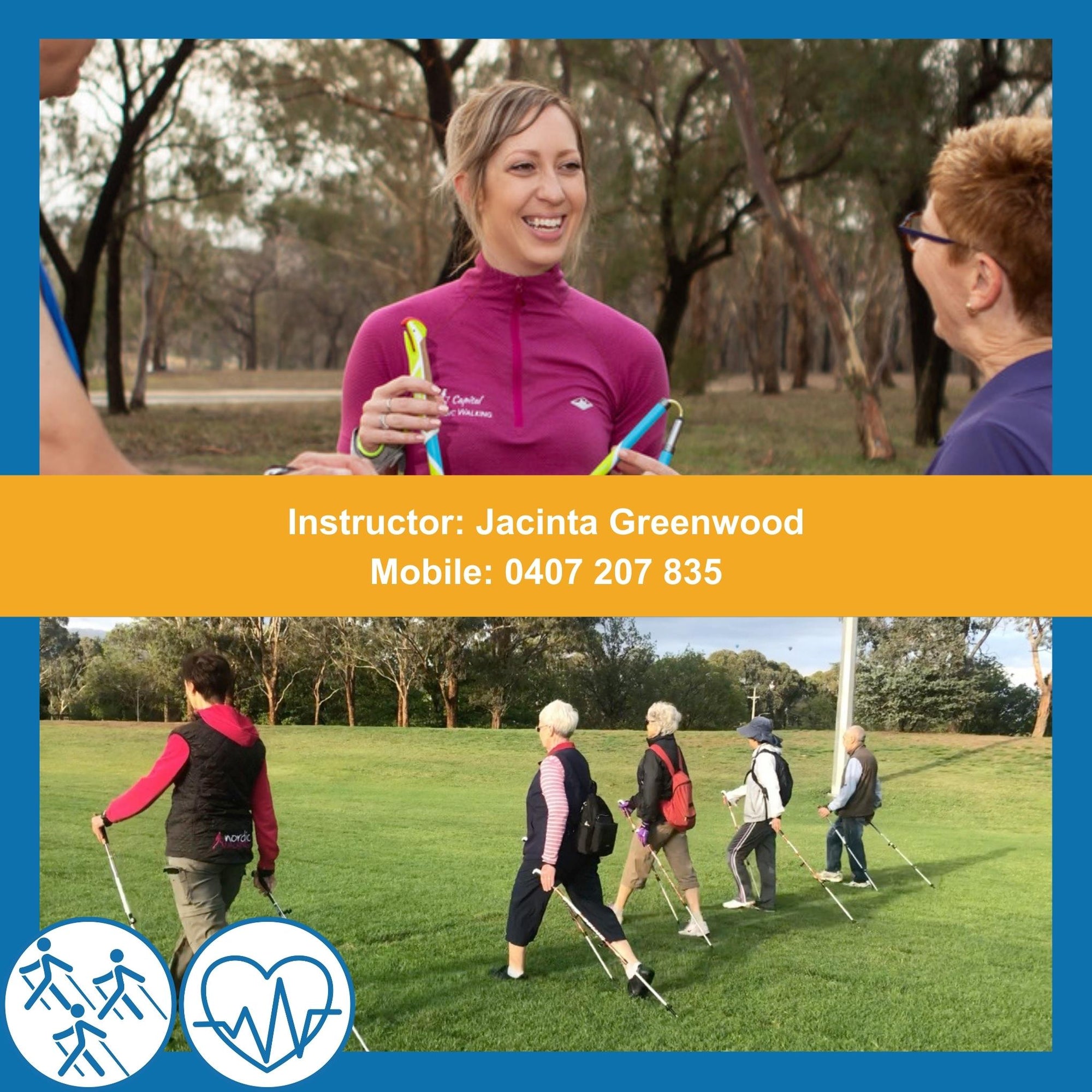 Sold Out | Nordic Walking Couples Course with Jacinta | Lorrie Blackwell