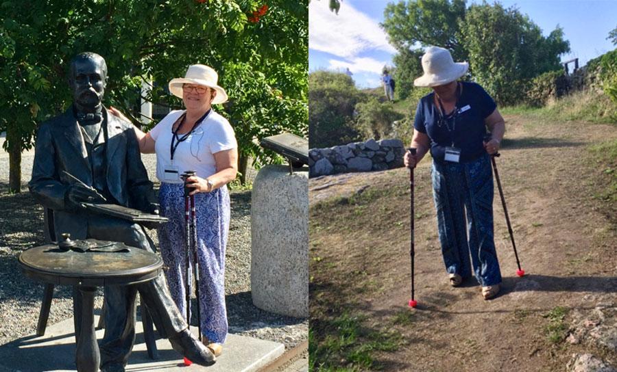Agnes: Polio Survivor: Nordic Walking a new lease on life