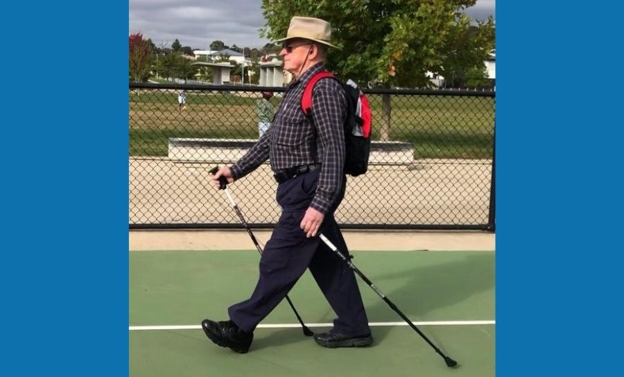 Gordon - 86 years young! Walking further with less back pain.